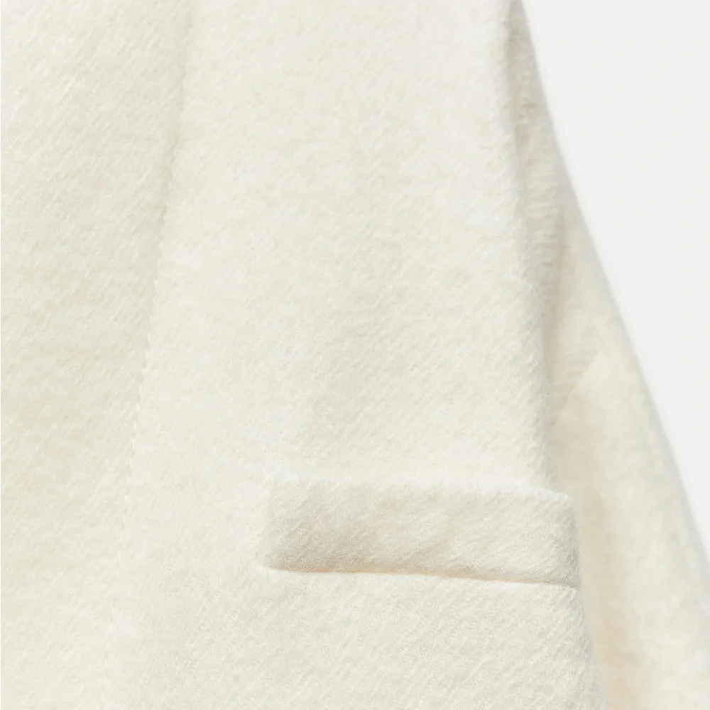 NWT Manteco Wool Coat ZW Collection - Picture 8 of 12